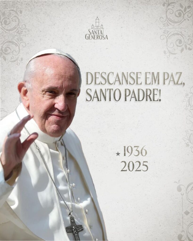 Falecimento Papa Francisco SG