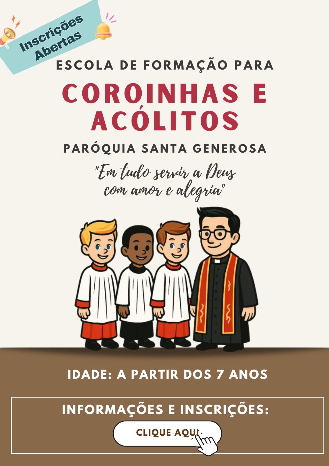 Coroinhas e Acólitos